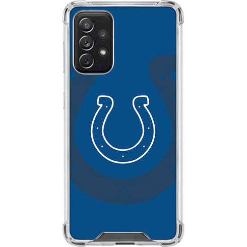 NFL Indianapolis Colts Double Vision Galaxy A72 5G Clear Case